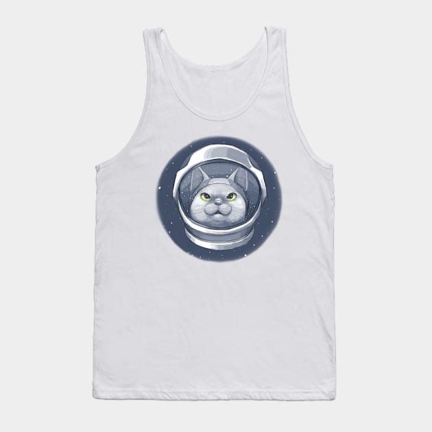 Astro Cat Tank Top by SaintBree